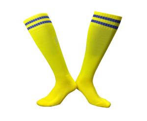Wholesale Yellow Custom Sports Socks Mens Athletic Sports Cycling Socks Men Gym Workout Terry Sport Sox Crew Man Sock from china suppliers
