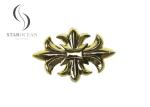 Golden ABS Coffin Accessories Durable Flat Coffin Lid Decoration Factory Price