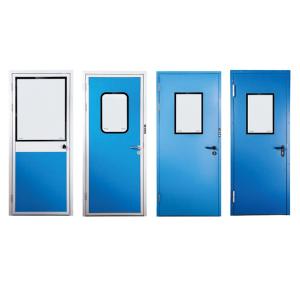 Wholesale Stoving Varnish Pharma Steel Swing Cleanroom Door Dustproof from china suppliers