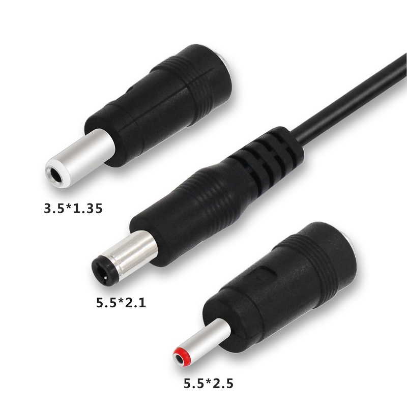 USB 2.0 Connector to DC Jack Male Buck DC Power 5V to 12V Step Up Converter Cable Set