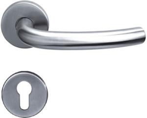 Wholesale Entrance Door Stainless Steel Lever Door Handles Anti Corrosive 135x19x1.0 mm from china suppliers