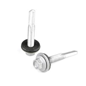 Wholesale Ruspert Finish Stainless Steel Carbon Steel Bi Metal Roofing Screw with Rubber Washer from china suppliers