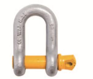 Wholesale WLL 8.5 Tonne Wide Body Shackles , 1 Inch Screw Pin D Shackle from china suppliers