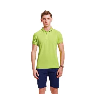 Wholesale Precision Workmanship Light Green Polo T Shirt Short Sleeve from china suppliers