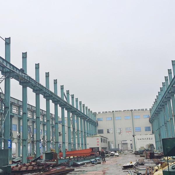 Steel Frame High Rise Buildings Prefab Building Construction Warehouse Office