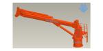 Box Boom Telescopic Marine Crane And Offshore For Offshore Service Vessel