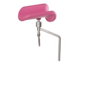 Wholesale Stainless Steel PU Leg Holder Pink Parts For Hospital Beds For Delivery Beds from china suppliers