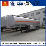 8X4 Oil Tank Truck Trailer / Fuel Tank Semi Trailer Q325 Steel Material