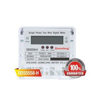 Wholesale Iec62056 Standard DDS5558 1Phase 2 Wire kwh electric meter digital from china suppliers