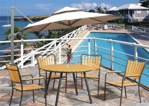 Wholesale Wood Plastic Composite Outdoor Leisure Furniture Sets with Tent from china suppliers