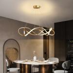 Signature LED Modern Ring Light Metal Acrylic Material 85 - 265V