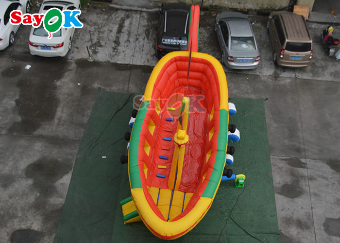 Fire Retardant Inflatable Pirate Ship Combo Party Bounce House Inflatable Boat Castle Ship Slide