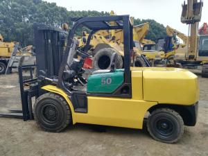 China 5 Ton Second Hand Forklift Truck FD50 , Used Warehouse Forklift Low Working Hours on sale