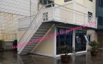 Multi Floor Prefab Container House 20ft Flat Pack Homes For Family Leisure And
