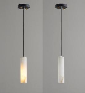 Wholesale AC265V Contemporary Kitchen Modern Decorative Lamps Natural Marble Alabaster Ceiling Lamp from china suppliers