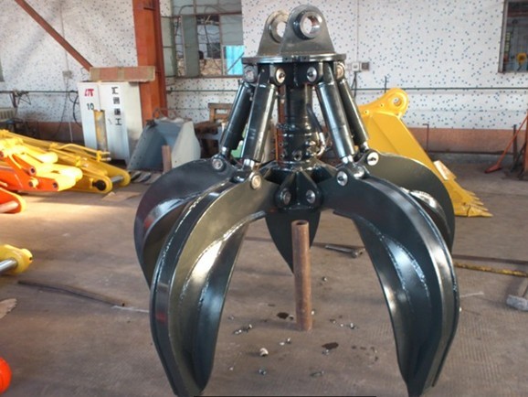 Customized Orange Peel Grab With Durability And Custom Color - Weight Range 380-2250kg