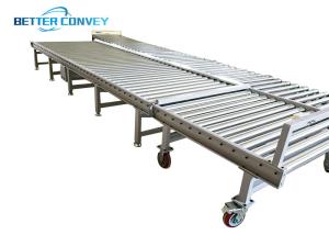 Wholesale Flat Bottoms T Slot 75 Mm Chain Drive Roller Conveyor Equipment from china suppliers