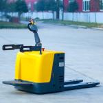 2500KG Electric Walkie Pallet Jack 210 AH Battery Powered For Warehouse