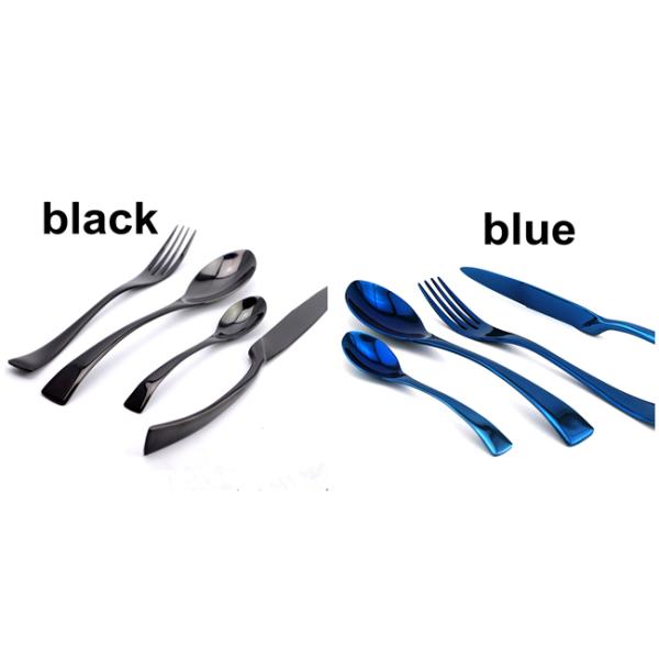 stainless steel cutlery/touchless flatware/dinnerware set/tableware/spoon fork knife