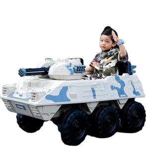 Wholesale Kids Electric Toy Tank Riding Toy Electric Tank 12V 6X6 Wheels PP Plastic Type from china suppliers