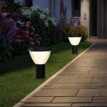 CE Certified Effective Solar Powered Bollard Lights Ouotdoor Lawn Lamp For