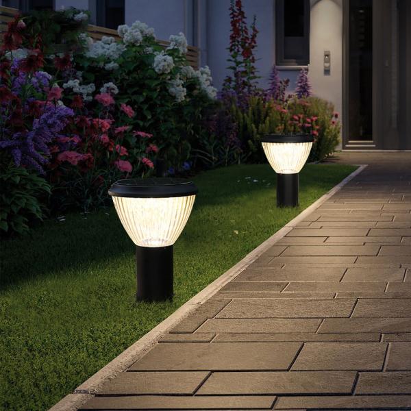 CE Certified Effective Solar Powered Bollard Lights Ouotdoor Lawn Lamp For
