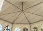 White PVC Cover Pagoda Party Tent , Waterproof Outdoor Event Tent Transparent