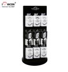 Advertising Table Top Metal Acrylic Eyelash Display Stand Rotating For Beauty