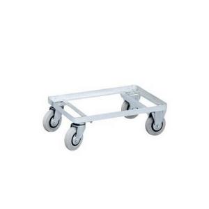 Wholesale Large Capacity Rustproof Steel Pallet Dolly / Industrial Storage Trolley Cart from china suppliers