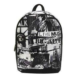 Wholesale Korean graffiti campus backpack simple junior high school student bag from china suppliers