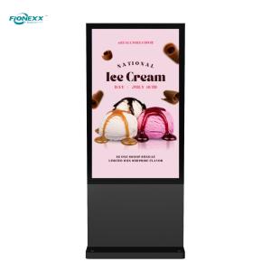Wholesale 65 inch Black AD Board Outdoor Fanless Vertical Digital Totem from china suppliers