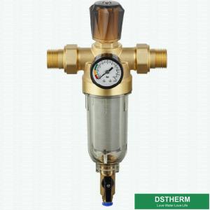 Wholesale Whole House Washable Brass Body Whole House Washable Pipeline Stainless Steel Mesh Brass Water Pre Filte from china suppliers