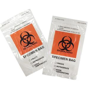 Wholesale Anti Dust Thickness 180 Micron Biohazard Sample Bags Custom Made from china suppliers
