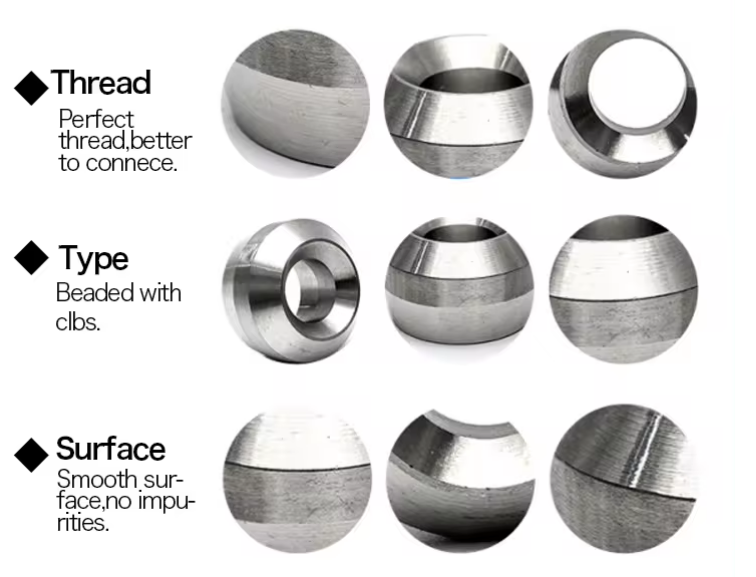 NXF Customized 3000LB MSS SP-97 ASTM A234 WP11 Alloy Steel Pipe Fittings Weldolet Sockolet Threadolet Olet for Reducing