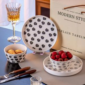 Wholesale Ceramic Eid Al Fitr Dinnerware Set Porcelain Plates And Dishes Single Person Dish Set from china suppliers