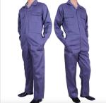 Mens Summer Flame Retardant Insulated Coveralls Dark Blue TC Twill Midleweight