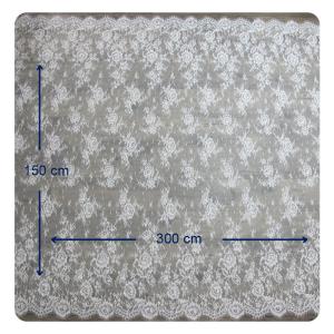 Wholesale 100 Nylon Swiss Voile Chantilly Lace , Customized French Lace Fabric from china suppliers