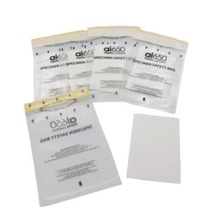 Wholesale Double Pocket Zipper Pathological 95kPa Specimen Bag Eco Friendly Plastic Medical PE from china suppliers