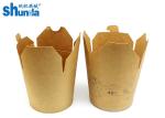 Round Bottom Disposable Paper Products Offset Printing For Noodle