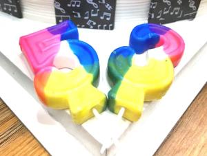 Wholesale Rainbow Number Birthday Candles , Colorful Birthday Candles For Cupcakes from china suppliers
