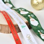 FAMOUS Christmas Ribbon Gifts Tapes Webbing Wholesale Satin With Logo Party Home