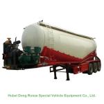 45cbm Tank Semi Trailer For Bulk Cement / Mineral Powder / Ashes / Flour Cargo