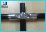 HJ-4D Paralleled Chrome Pipe Connectors For Conveyor Assembly Lines