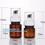 Serum Bottles, Fast Delivery Of 30ml 40ml Light Grey PET Plastic Bottle With