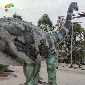 Wholesale Theme Park 12M Animatronic Brontosaurus Life Size Animatronic Dinosaur Realistic Model For Jurassic from china suppliers