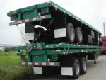 Container Chassis Trailer Flat Bed Trailors , Skeleton Semi Low Bed Semi Trailer