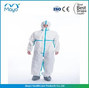 Wholesale Nonwoven Disposable Coverall Suit M-XXL Disposable Medical Consumables from china suppliers