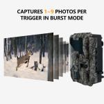 KW865 WIFI Hidden Camera Outdoor Wireless Hunting Camera IP67 20MP up to 512GB