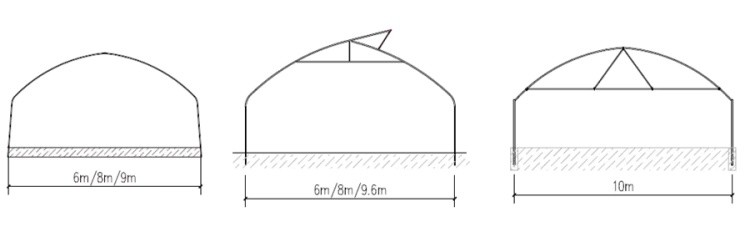 OEM Easily Assembled Tunnel Greenhouse Small Vegetables Farming Greenhouse
