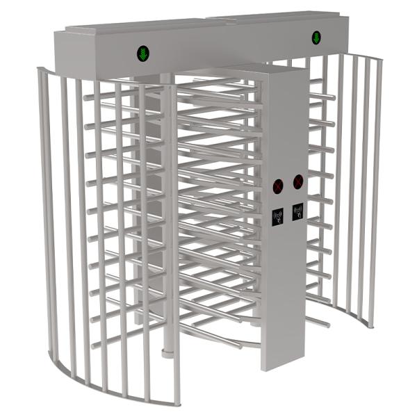 Dual Channel Full Height Turnstile Full Height Turnstile 120 Degree